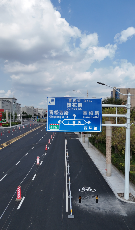 龙井市交通标志牌马路护栏 - 方案
